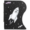 Подставка-держатель для книг и учебников ЮНЛАНДИЯ "Space", раздвижная, металлическая, 237901 237901