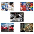 Альбом для рисования А4 48 л., скоба, обложка картон, HATBER, 205х290 мм, Ассорти, 062541, 48А4В 105749