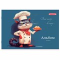 Альбом для рисования А4, 24 листа, скоба, обложка офсет, ПИФАГОР, 203х288 мм, "МИКС-1", 107105 107105