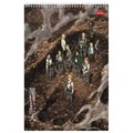 Альбом для рисования А4, 30 листов, спираль, обложка картон, HATBER, 205х300 мм, "Атака Титанов" (5 видов), 083983, 30А4Всп 116000