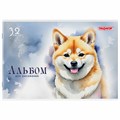 Альбом для рисования А4, 32 листа, скоба, обложка офсет, ПИФАГОР, 203х288 мм, "МИКС-2", 107110 107110