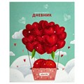 Дневник 1-4 класс 48 л., гибкая обложка, ЮНЛАНДИЯ, выборочный лак, с подсказом, "Вишенки", 106589 106589
