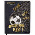 Дневник 1-4 класс 48 л., кожзам (гибкая), печать, фольга, ЮНЛАНДИЯ, "Football", 106159 106159