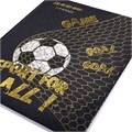 Дневник 1-4 класс 48 л., кожзам (гибкая), печать, фольга, ЮНЛАНДИЯ, "Football", 106159 106159
