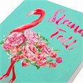 Дневник 1-4 класс 48 л., кожзам (гибкая), печать, фольга, ЮНЛАНДИЯ, "ФЛАМИНГО", 105932 105932