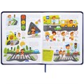 Дневник 1-4 класс 48 л., кожзам (твердая с поролоном), печать, наклейки, ЮНЛАНДИЯ, "Space War", 106185 106185