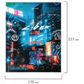 Дневник 5-11 класс 48 л., твердый, BRAUBERG, глянцевая ламинация, с подсказом, "Cyberpunk", 106881 106881
