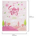 Дневник 5-11 класс 48 л., твердый, BRAUBERG, глянцевая ламинация, с подсказом, "Летний", 106631 106631