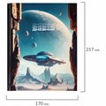 Дневник 5-11 класс 48 л., твердый, BRAUBERG, глянцевая ламинация, с подсказом, "Мир будущего", 106870 106870