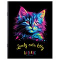 Дневник 1-11 класс 40 л., на скобе, ПИФАГОР, обложка картон, "Котик", 107131 107131