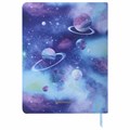 Дневник 1-11 класс 48 л., кожзам (гибкая), печать, фольга, BRAUBERG, "Space", 106174 106174