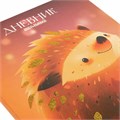 Дневник 1-11 класс 48 л., кожзам (твердая), печать, глиттер, ЮНЛАНДИЯ, "Ежик", 106927 106927