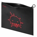 Папка для тетрадей BRAUBERG А4, 1 отделение, пластик, на zip-lock-молнии, "Danger", 272105 272105