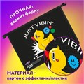 Папка для тетрадей ЮНЛАНДИЯ А4, 1 отделение, картон/пластик, конгрев, на молнии, "Duck tales", 272134 272134