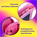 Папка для тетрадей ЮНЛАНДИЯ А4, 1 отделение, пластик, на молнии, "Donut worry", 272136 272136