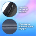 Папка для труда на молнии BRAUBERG А4, 2 отделения, органайзер, "Neon drift", 272213 272213