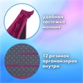 Папка для труда на молнии BRAUBERG А4, 2 отделения, органайзер, "Shining heart", 272210 272210