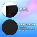 Папка на молнии BRAUBERG А4 с ручкой, с органайзером, 1 отделение, "Black football", 270992 270992