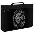 Папка на молнии BRAUBERG А4 с ручкой, с органайзером, 1 отделение, "Savage lion", 272218 272218