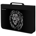 Папка на молнии BRAUBERG А4 с ручкой, с органайзером, 1 отделение, "Savage lion", 272218 272218