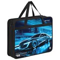 Папка на молнии с ручками BRAUBERG А4, 1 отделение, пластик, 80 мм, "Night driver", 272169 272169