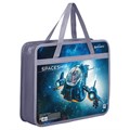 Папка на молнии с ручками BRAUBERG А4, 1 отделение, пластик, 80 мм, "Space trip", 270871 270871