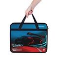 Папка на молнии с ручками BRAUBERG А4, 1 отделение, пластик, 80 мм, "Speed", 270872 270872