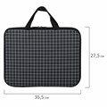 Папка на молнии с ручками BRAUBERG А4, 1 отделение, полиэстер, 20 мм, "Checkered", 272173 272173