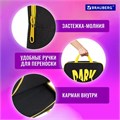 Папка на молнии с ручками BRAUBERG А4, 1 отделение, полиэстер, 80 мм, "Dark cat", 272178 272178