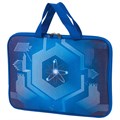 Папка на молнии с ручками BRAUBERG, А4, 1 отделение, с подкладкой, полиэстер, 20 мм, "Atom", 227089 227089