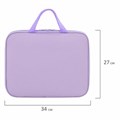 Папка на молнии с ручками STAFF EVERYDAY А4, полиэстер, нежно-фиолетовый, 272185 272185