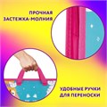 Папка на молнии с ручками ЮНЛАНДИЯ А4, 1 отделение, пластик, ширина 45 мм, "Cat gang", 272148 272148