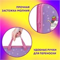 Папка на молнии с ручками ЮНЛАНДИЯ А4, 1 отделение, пластик, ширина 45 мм, "Sweet", 270947 270947