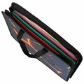Папка на молнии с ручками ЮНЛАНДИЯ А4, 1 отделение, пластик, ширина 45 мм, "Volcano split", 273358 273358
