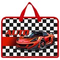 Папка на молнии с ручками ЮНЛАНДИЯ А4, 1 отделение, пластик, ширина 45 мм, Auto, 272150 272150