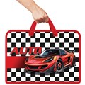 Папка на молнии с ручками ЮНЛАНДИЯ А4, 1 отделение, пластик, ширина 45 мм, Auto, 272150 272150