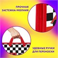 Папка на молнии с ручками ЮНЛАНДИЯ А4, 1 отделение, пластик, ширина 45 мм, Auto, 272150 272150