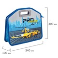 Папка-сумка ЮНЛАНДИЯ, 1 отделение, фетровые ручки, 34х30х11 см, "Proracing", 271632 271632