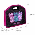 Папка-сумка ЮНЛАНДИЯ, 1 отделение, фетровые ручки, 34х30х11 см, Bunny squad, 272205 272205