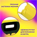 Папка-сумка ЮНЛАНДИЯ, 1 отделение, фетровые ручки, 34х30х11 см, No limit, 272206 272206