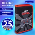 Пенал BRAUBERG, 1 отделение, 1 откидная планка, полиэстер, 21х14 см, "Next level", 270714 270714
