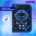 Пенал BRAUBERG, 1 отделение, полиэстер, 21х14 см, "Evil robot", 272328 272328