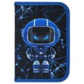 Пенал BRAUBERG, 1 отделение, полиэстер, 21х14 см, "Evil robot", 272328 272328
