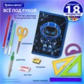 Пенал BRAUBERG, 1 отделение, полиэстер, 21х14 см, "Evil robot", 272328 272328