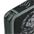 Пенал BRAUBERG, 2 отделения, полиэстер, 21х14 см, "Savage lion", 272331 272331