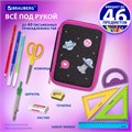 Пенал BRAUBERG, 3 отделения, полиэстер, 21х14 см, "Space sweets", 272332 272332