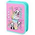 Пенал ПИФАГОР, 1 отделение, 2 откидные планки, полиэстер, 20х14 см, "Sweet mood", 272288 272288