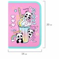 Пенал ПИФАГОР, 1 отделение, 2 откидные планки, полиэстер, 20х14 см, "Sweet mood", 272288 272288