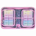 Пенал ПИФАГОР, 1 отделение, 2 откидные планки, полиэстер, 20х14 см, "Yummy Cupcakes", 271512 271512