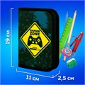 Пенал ПИФАГОР, 1 отделение, полиэстер, 19х13 см, "Game Zone", 271511 271511
